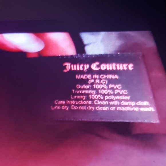 Juicy couture hot pink tote bag . - Picture 6 of 6